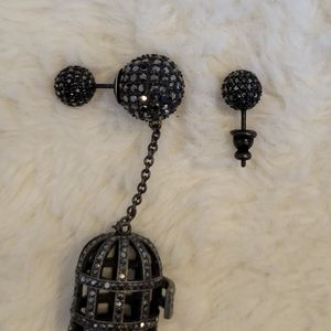 Dior cage earrings